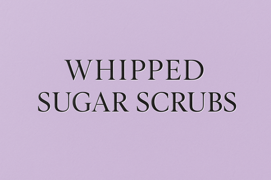 Whipped Sugar Scrubs